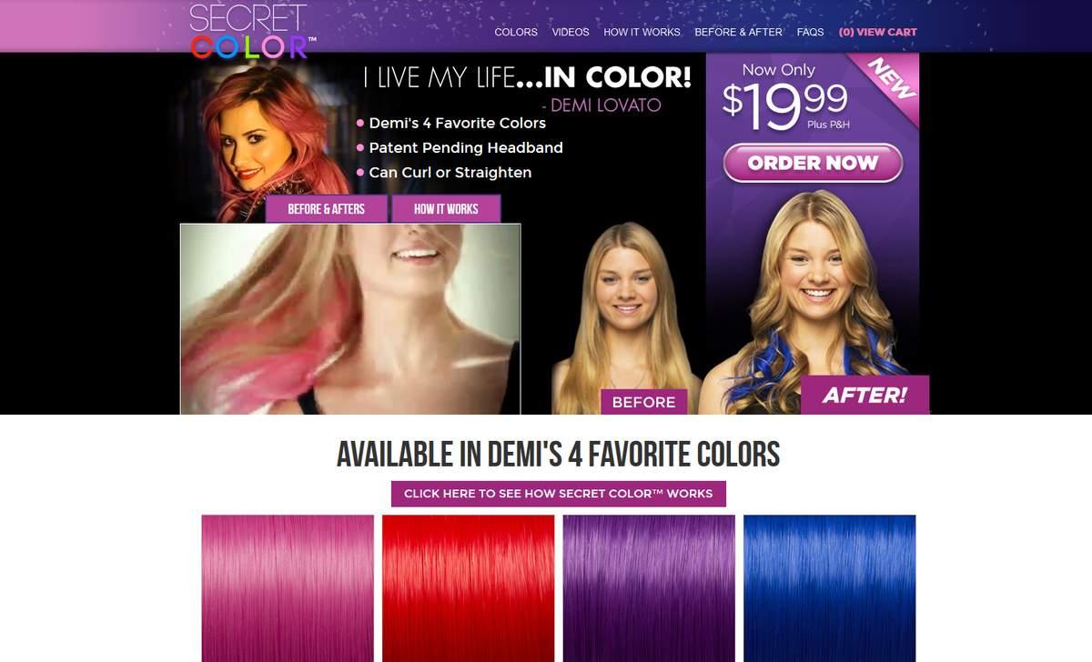 Demi Lovato lance « Secret Color » !