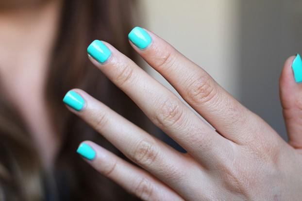 vernis à ongles model own turquoise gloss hyper gel