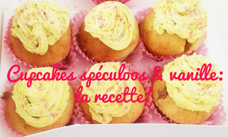 Mes cupcakes vanille & spéculoos (avec l'aide précieuse de Cakemart)