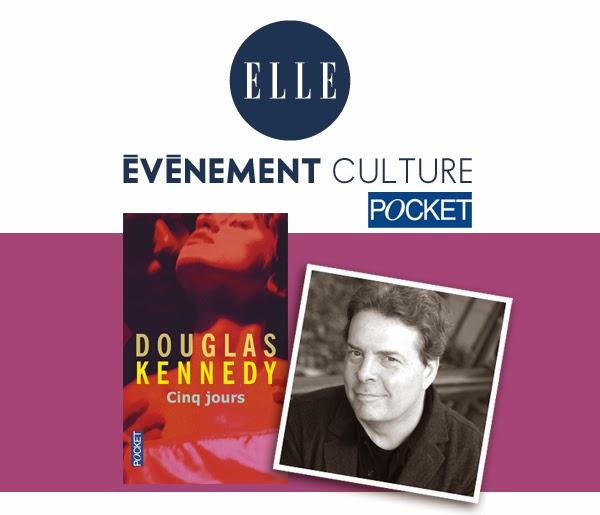 Rencontre avec Douglas Kennedy pour la sortie de Cinq jours aux éditions Pocket avec Elle.fr