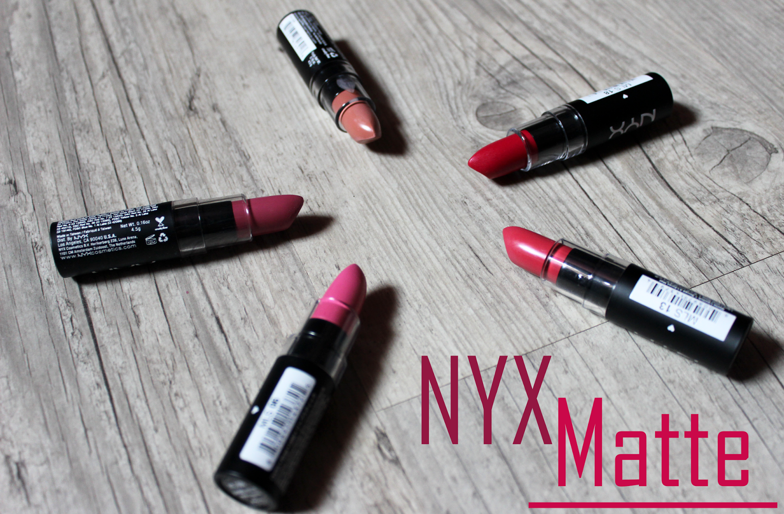 Coup de coeur (again) pour du mat à mini prix : les Matte lipsticks NYX Coup de coeur (again) pour du mat à mini prix : les Matte lipsticks NYX