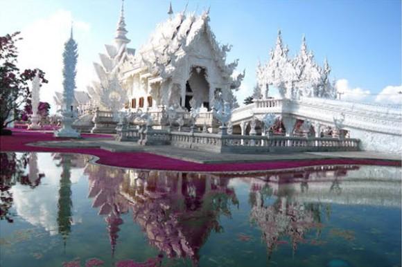 Wat Rong Khun : Le temple plus blanc que blanc Wat-Rong-Khun-Thailande temple blanc mogwaii (11)