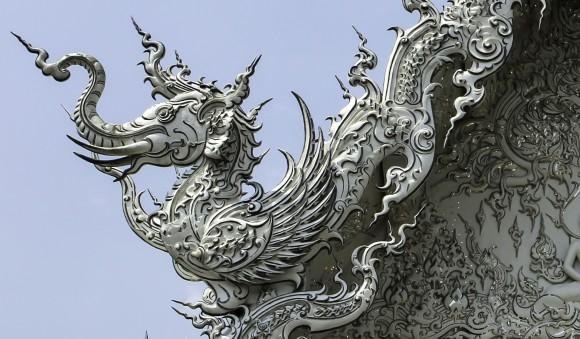 Wat Rong Khun : Le temple plus blanc que blanc Wat Rong Khun