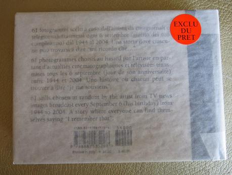 Les éléments essentiels qui ont marqué sa vie, Boltanski