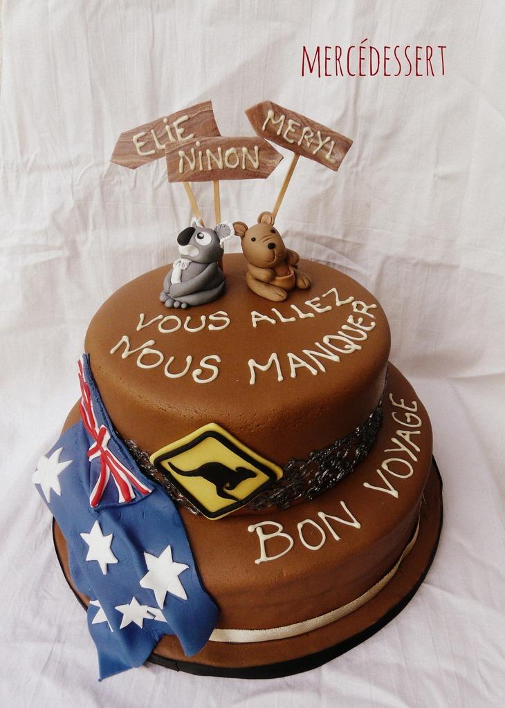 Wedding cake Australie - 50 parts (03 octobre 2014)