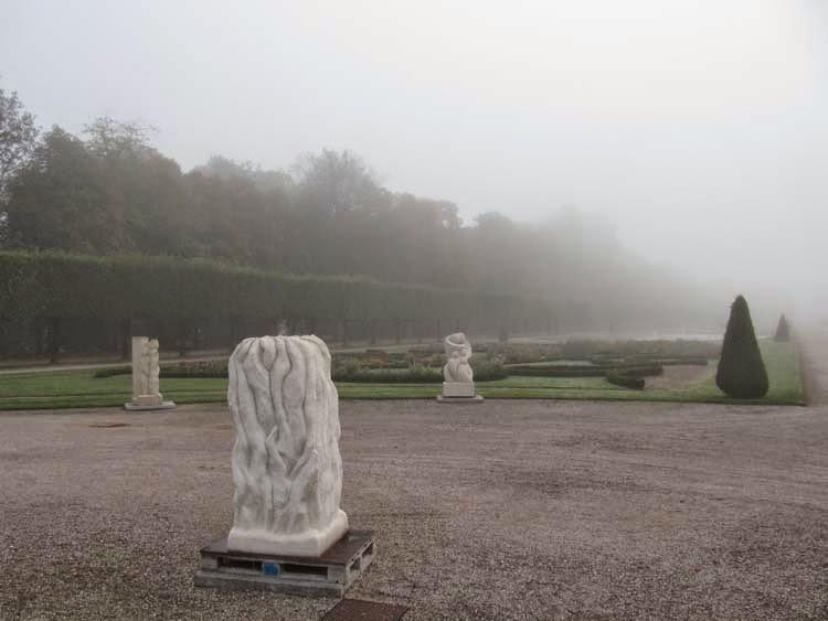 Lunéville dans la brume