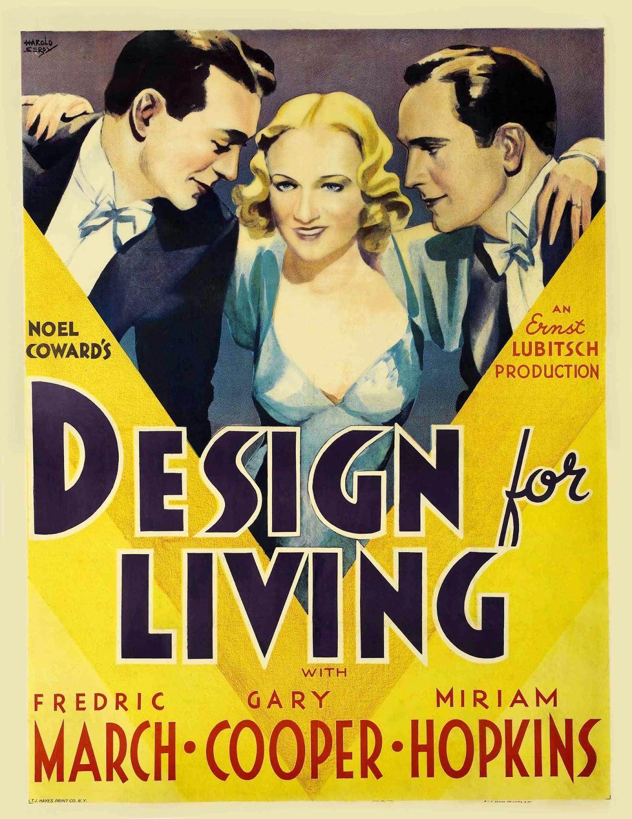 Sérénade à trois - Design for living, Ernst Lubitsch (1933) Sérénade à trois - Design for living, Ernst Lubitsch (1933)