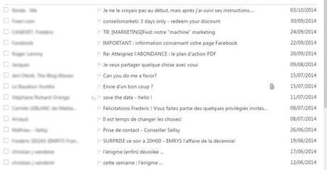exemples d emails pertinents
