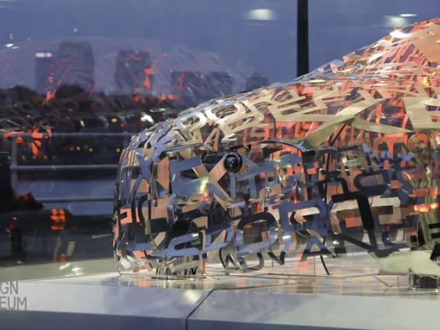 jaguar word cloud sculpture 4