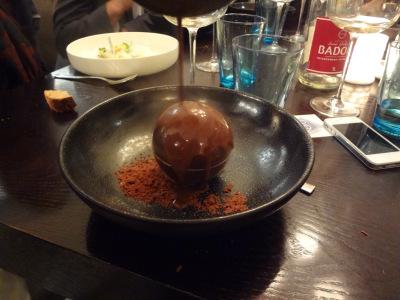 sphere chocolat
