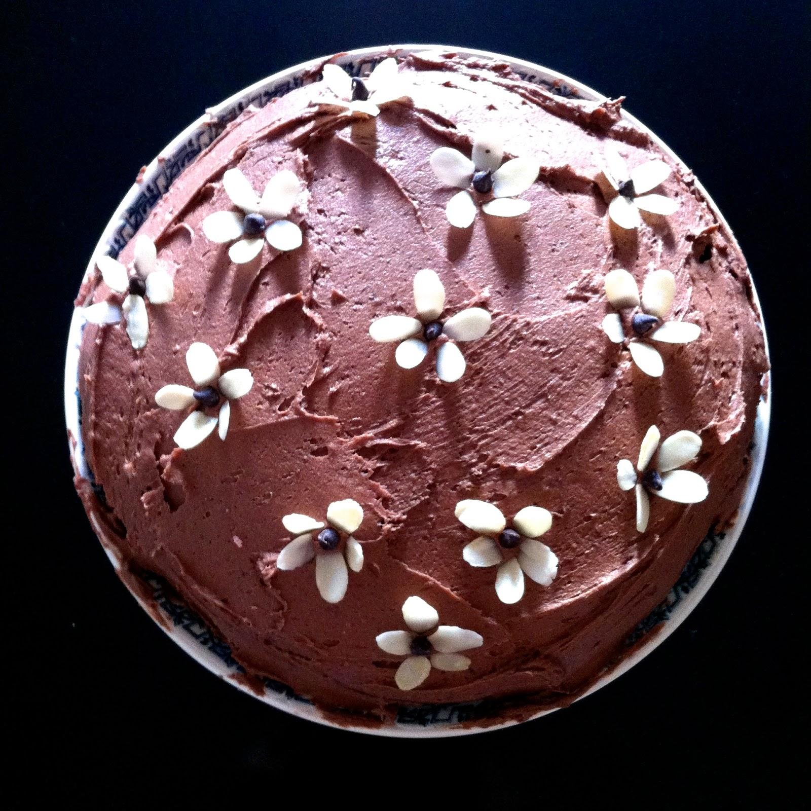 CHOCOLATE FLOWER CAKE...PAR HAYLEY