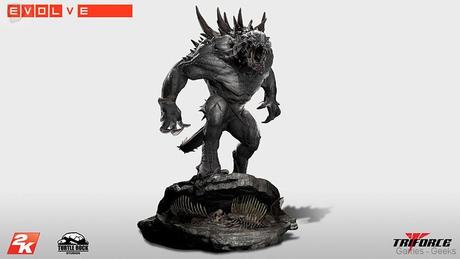 Evolve Goliath Monstre TriForce statuette 02 Figurine : Découvrez Goliath dEvolve  figurine Evolve 