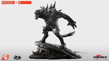 Evolve Goliath Monstre TriForce statuette 01 Figurine : Découvrez Goliath dEvolve  figurine Evolve 