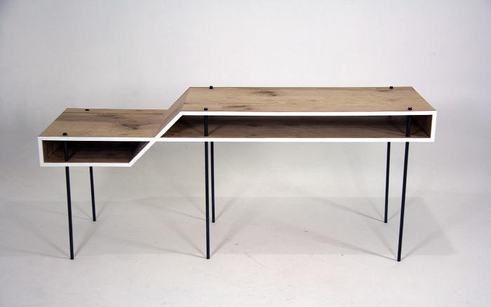 Bureau minimaliste Fig. 8 Desk par Steven Berkas