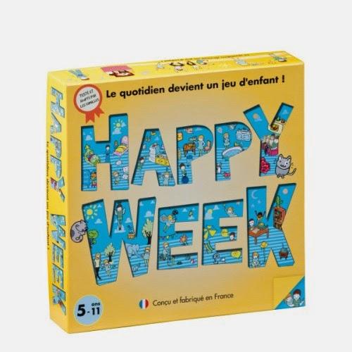 Happy week : le jeu qui fait ranger les enfants et jouer les parents !
(#lesjeuxsontfaits2014)