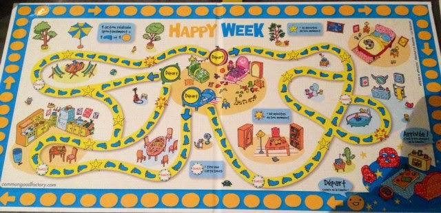 Happy week : le jeu qui fait ranger les enfants et jouer les parents !
(#lesjeuxsontfaits2014)