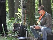 course drones dans forêt digne Star Wars