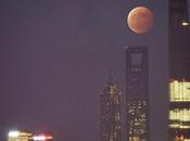 Eclipse lunaire Shanghai