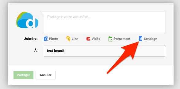 google plus sondages La fonctionnalité sondage arrive sur Google+