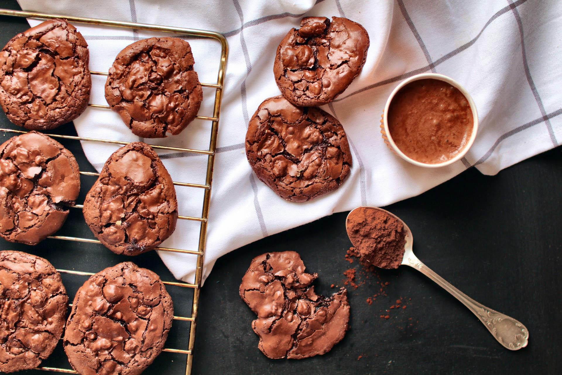 chocolate puddle cookies pecan Chocolate Puddle cookies 