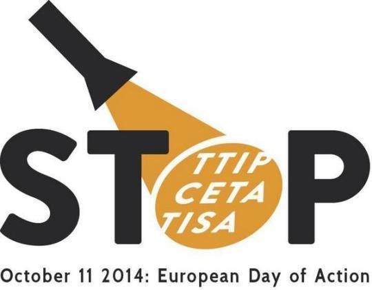 11 octobre 2014  Journée européenne anti-TAFTA... à La Rochelle aussi ! 