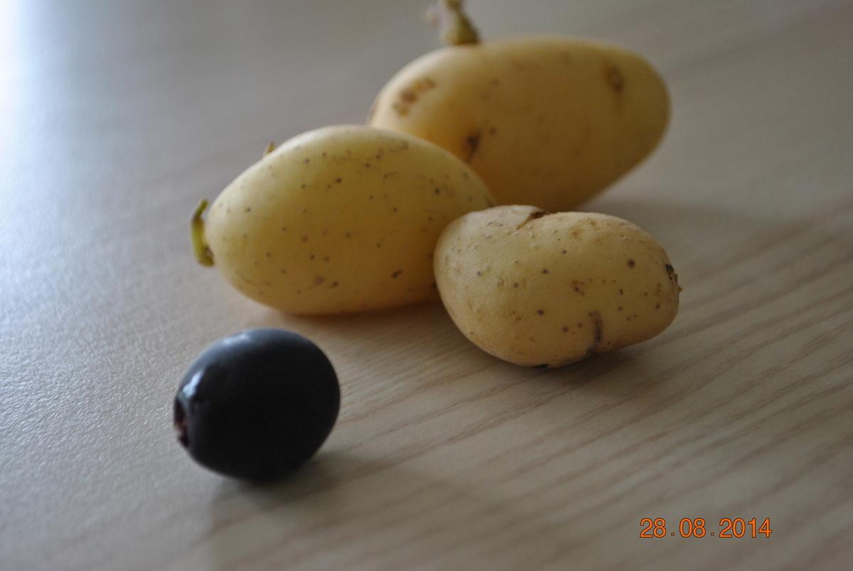 mes pommes de terre, comparaison avec un raisin!