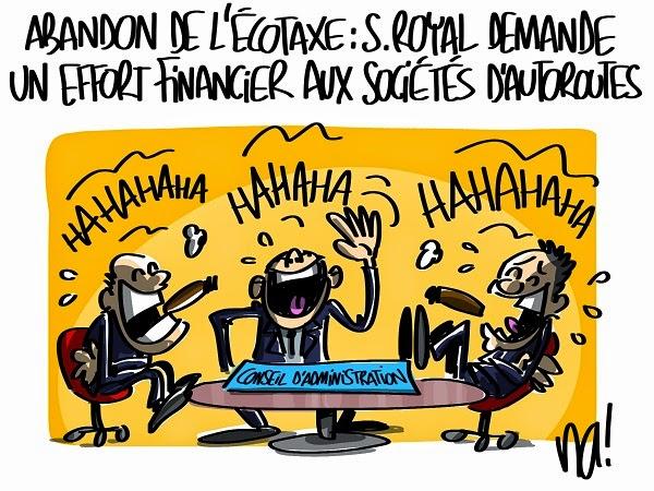 Il faut faire raquer les sociétés d'autoroutes qui nous rackettent