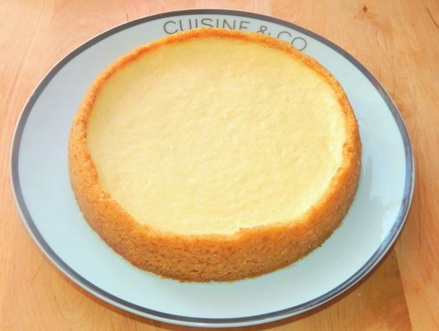 Cheesecake après réfrigération