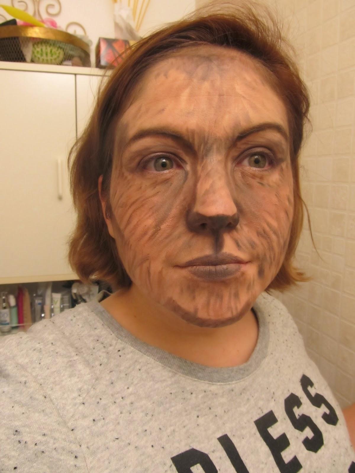 Maquillage Halloween: Loup Garou