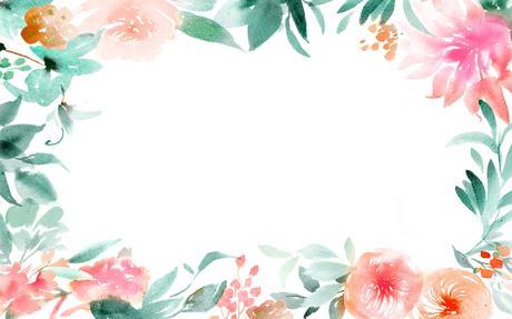 Watercolor Floral Boarder by Julie Song.php