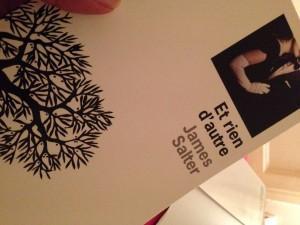 James Salter parle d’amour, Et rien d’autre?