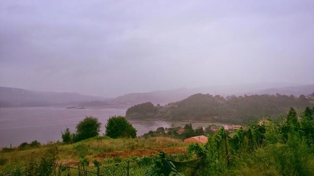 Via Lusitania, étape 13, la pluie sur la Galice.