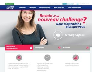 Centre Services lance son nouveau site internet