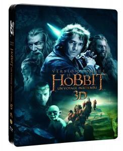 le-hobbit-un-voyage-innatendu-version longue-steelbook-bluray3d-warner-bros