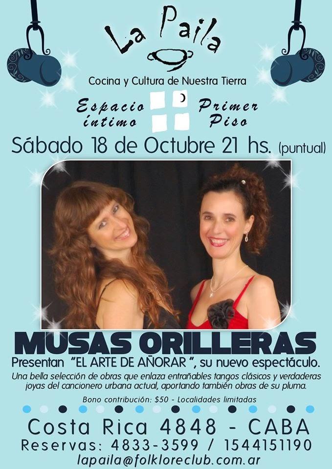 Musas Orilleras à La Paila samedi soir [à l'affiche]