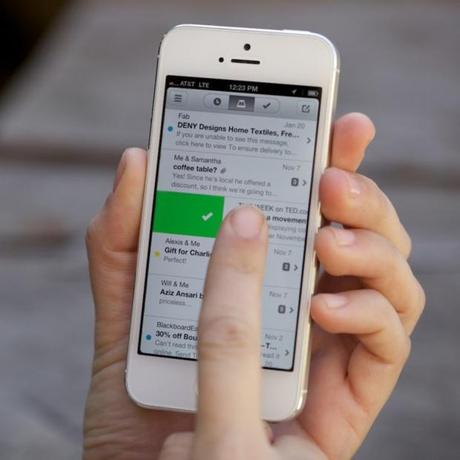 MailBox s'adapte aux grands écrans de l'iPhone 6 et à iOS 8
