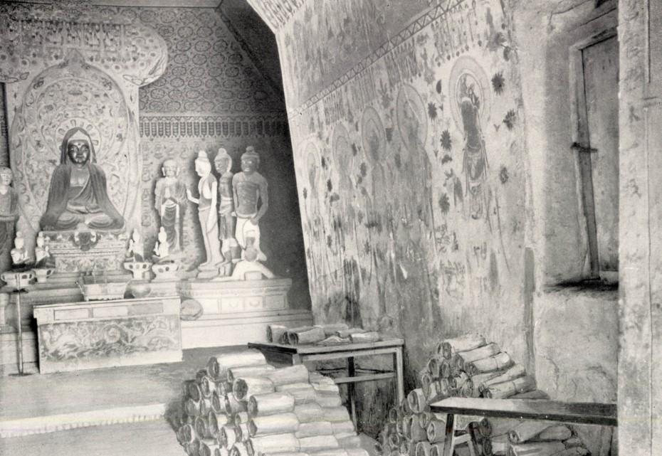 Dunhuang - Grottes de Mogao - Photo Aurel Stein - 1921