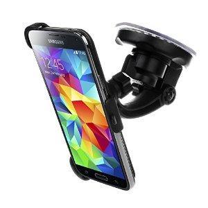 Les meilleures support auto pour Galaxy S5 Bingsale KIT Support fixation pare-brise voiture Samsung Galaxy S5 - Support ventouse portrait / paysage 180 °
Bingsale Support avec système de fixation antivibratoire de qualité supérieure et orientable à 180° convient parfaitement à Samsung Galaxy...