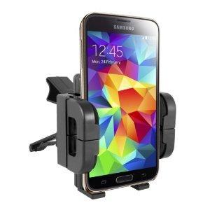 Les meilleures support auto pour Galaxy S5 Support pour garder à portée de main votre SAMSUNG GALAXY S5.
Fixer le support sur tout type de grille d'aération.
Simple et rapide à installer. Permet d'orienter votre SAMSUNG GALAXY S5 comme vous le souhaitez.
Fixation spécial pour grille de vent...