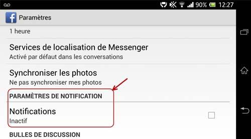 notifications fb mobile Comment désactiver notifications Facebook pour mobile?