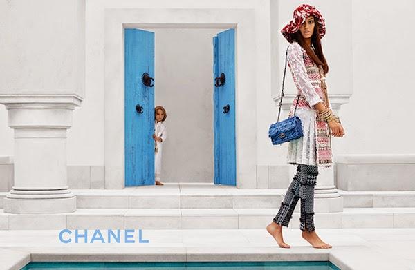 Joan Smalls et Hudson Kroenig stars de la dernière campagne Chanel croisière...