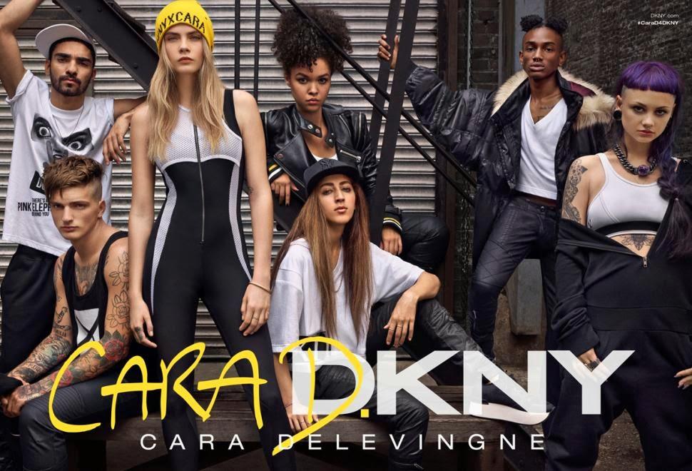 La collection Cara Delevingne pour DKNY...