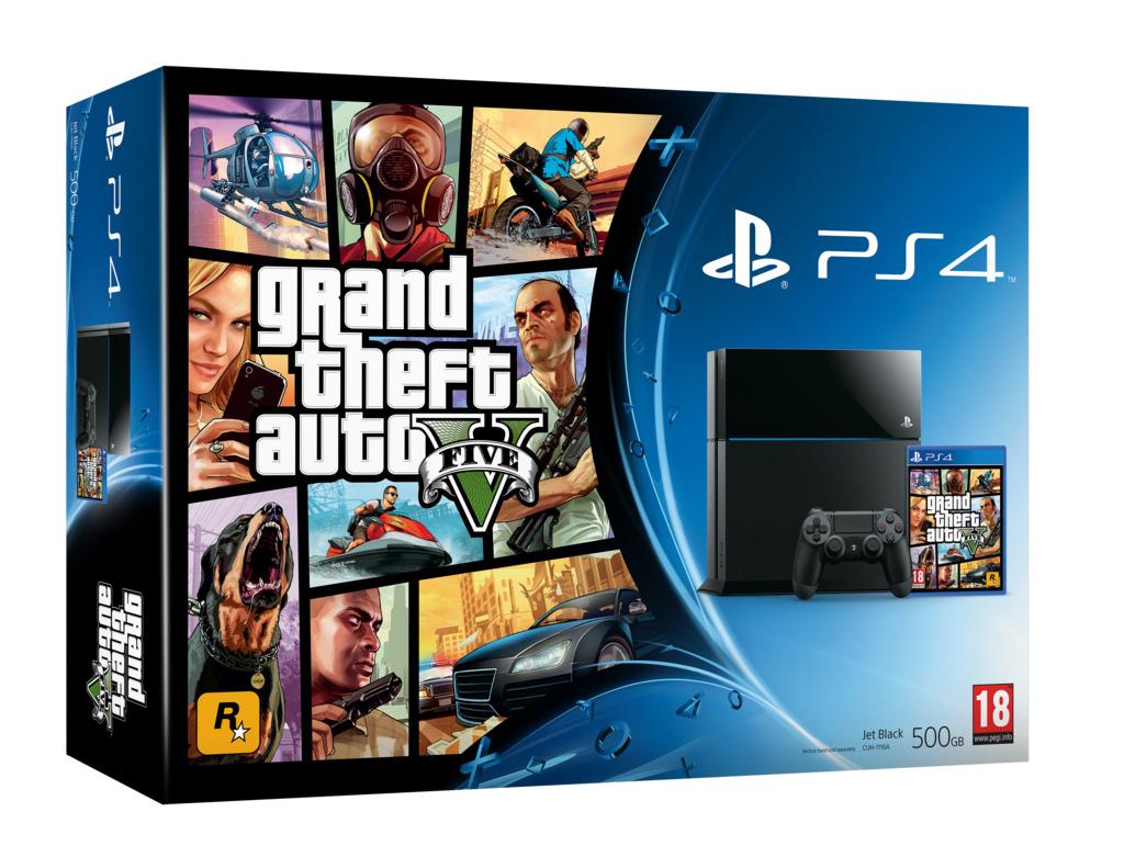 Annonce des packs PS4 GTA V‏