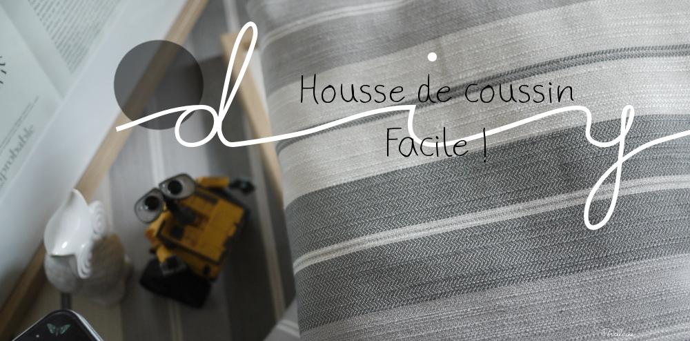 housse de coussin home made
