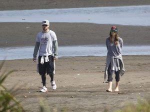 Photos: Justin et Jessica à Whatipu (13/10/2014)
