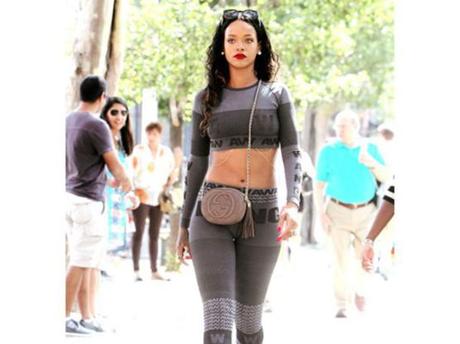 Rihanna en Alexander Wang x H&M