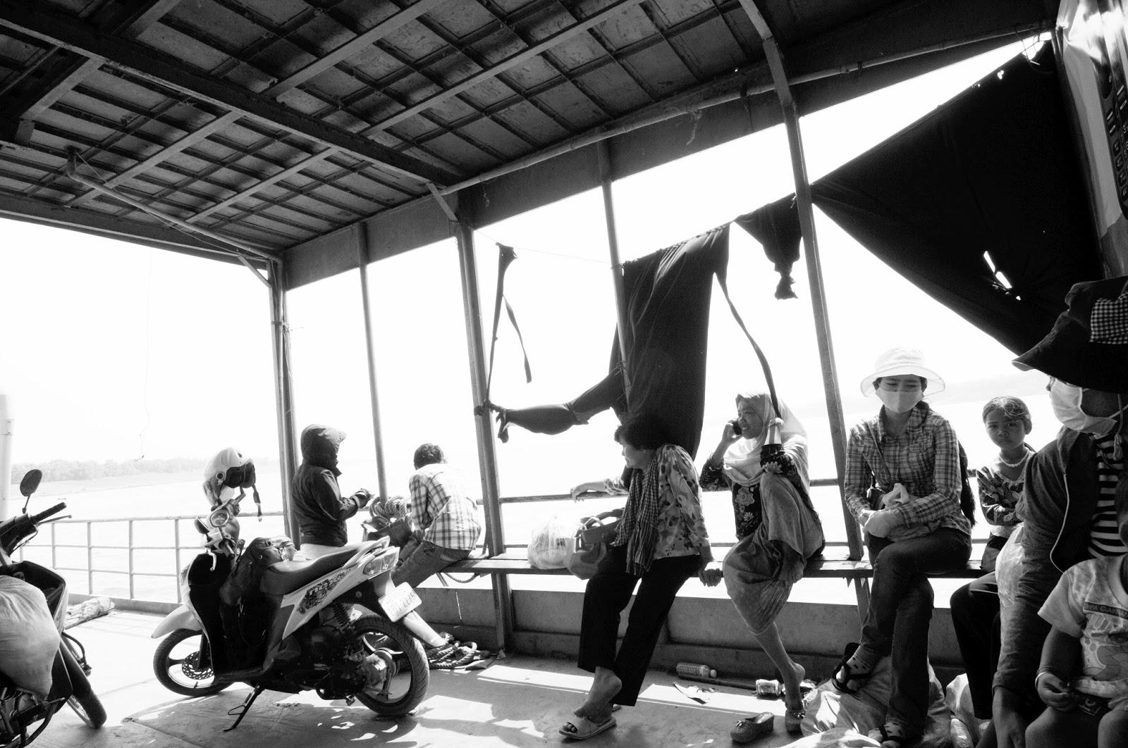 Arrêt chez les musulmans du Cambodge