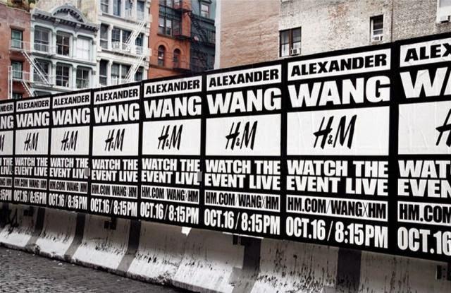 Le défilé Alexander Wang pour H&M hier soir à New York...