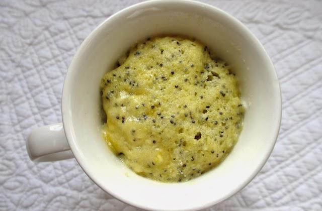 Le top 20 des mug cakes Mug cake citron-pavot 3