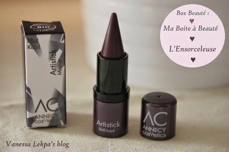 khol kajal muscat Annecy Cosmetics , box beauté : ma boîte à beauté Octobre L'Ensorceleuse , spoilers blogueuse beauté